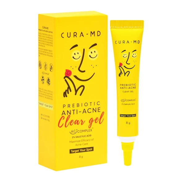 Гель от акне с пребиотиками и салициловой кислотой Cura MD Clear Gel Probiotic Anti-Acne 8 гр