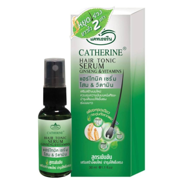 Укрепляющая сыворотка для роста волос с Женьшенем и Витаминами от Catherine Hair Tonic, Serum Ginseng &amp;amp; Vitamins, 30 мл