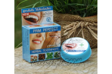 Растительная зубная паста от Prim perfect,  Herbal toothpaste, 25 гр