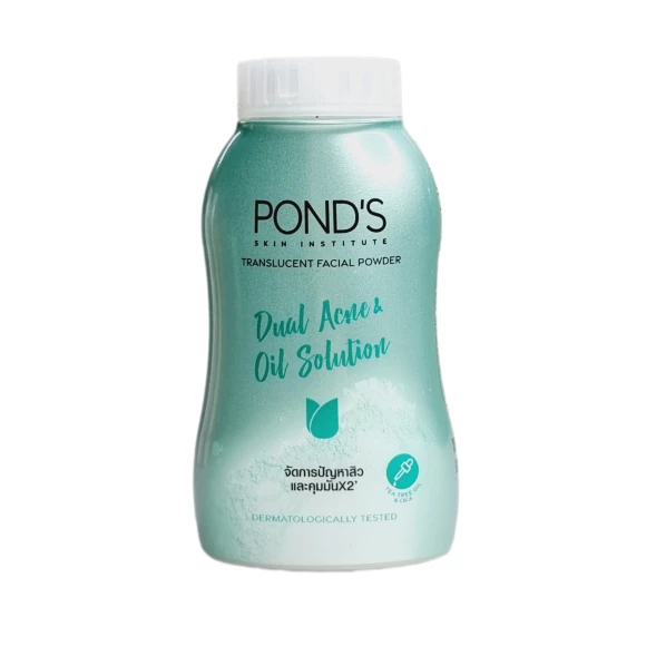 Рассыпчатая пудра для лица для жирной кожи склонной к акне Pond&amp;#039;s Dual Acne and Oil Solution Formula 45 гр