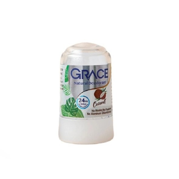 Дезодорант-кристалл «Crace» с кокосом от Novovlife, Crace Deodorant Coconut, 70 гр