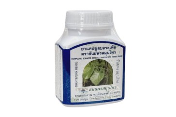Капсулы от простуды, гриппа, ОРВИ Compound Boraped Capsule Thanyaporn Herbs Brand, 100 капсул