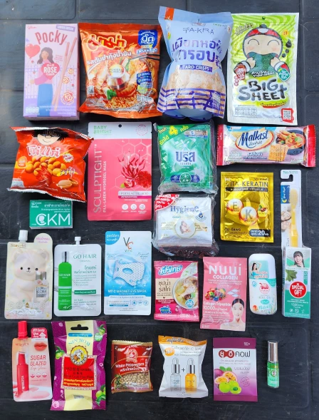 Набор лучших тайских товаров из 7-eleven 