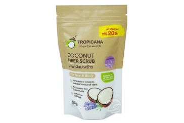 Скраб из кокосовых волокон с Лавандой от Tropicana, 50 гр.