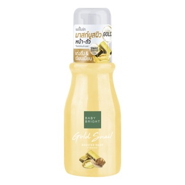 Укрепляющая маска-бустер для лица и тела с Золотом и Улиткой от Baby Bright, Gold &amp;amp; Snail Booster Mask Firming, 140 мл