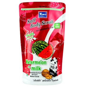 Скраб для тела с арбузом и молоком от Yoko Salt Body Scrub Watermelon+Milk 350g