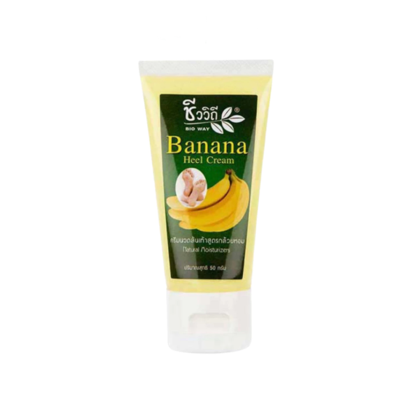 Банановый крем для стоп от Bio Way, Banana Heel Cream, 50 гр