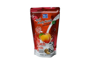 Скраб для тела с персиком и молоком от Yoko Salt Body Scrub Peach+Milk 350g