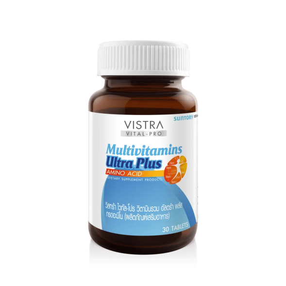 Витаминно-минеральный комплекс с аминокислотами от Vistra multivitamins and minerals mixed with amino acids 30 капсул
