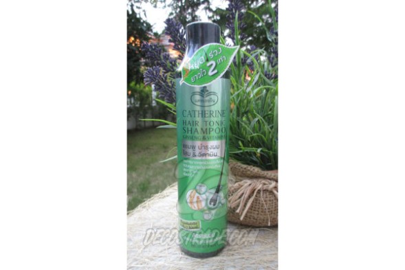 Укрепляющий шампунь для роста волос с Женьшенем и Витаминами от Catherine, Hair Tonic Shampoo Ginseng &amp;amp; Vitamins, 220 гр