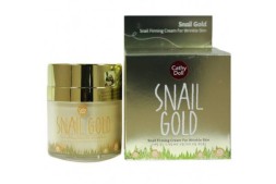 Антивозрастной крем для лица с золотом и улитками от Cathy Doll, Snail Gold snail firming cream for wrinkle skin, 50 гр