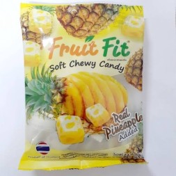 Жевательные конфеты со вкусом Ананаса Fruit Fit 84 гр