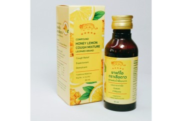 Смесь мед и лимон от кашля Leopard Brand 60ml \