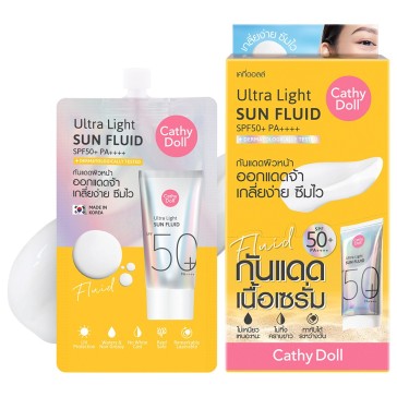 ( УПАКОВКА 6 ШТ) Солнцезащитный флюид от Cathy Doll SPF50/PA++++ 7 мл