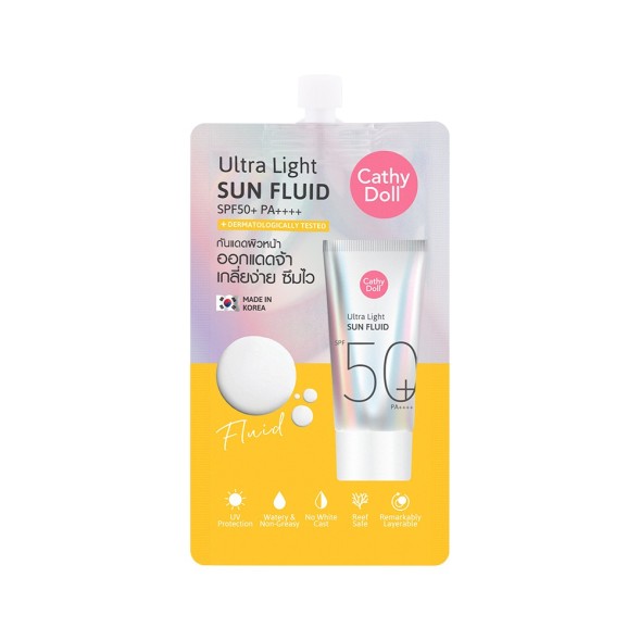 ( УПАКОВКА 6 ШТ) Солнцезащитный флюид от Cathy Doll SPF50/PA++++ 7 мл