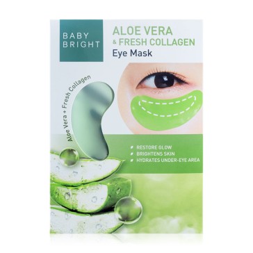 Коллагеновые маски-дольки вокруг глаз с Алое Вера от Baby Bright, Aloe Vera &amp;amp; Fresh Eye Mask