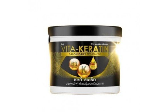 Маска для волос Шёлковое выпрямление волос &amp;quot;Салонный Уход&amp;quot; Vita-Keratin Salon Daily Treatment Silky Straight 250 мл