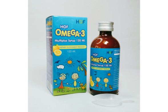 Мультивитаминный сироп для детей Hof Omega-3 Multiplus Syrup Dietary Supplement Product, 100 мл.