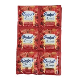 (Упаковка 24 шт) Кондиционер для стирки белья Comfort Beauty perfume softener Red Lily and Hibiscus 17 мл x 24 шт