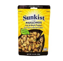 Фисташки с солью и черным перцем Sunkist Pistachios Salt and Black Pepper, 150 г