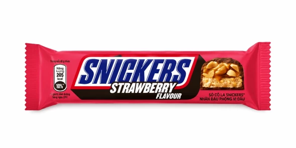 Snickers Strawberry Flavour батончик со вкусом клубники 40 г