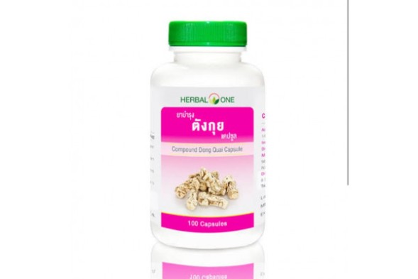 Дудник Китайский (Angelica sinensis) Dong Quai Herbal One 100 капсул