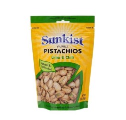 Фисташки с лаймом и перцем чили Sunkist Pistachios Lime and Chili, 150 г