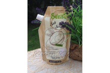 Соляной скраб для тела c кокосовым маслом от Sense, Body Salt Scrub Coconut Oil Whitening, 350 гр