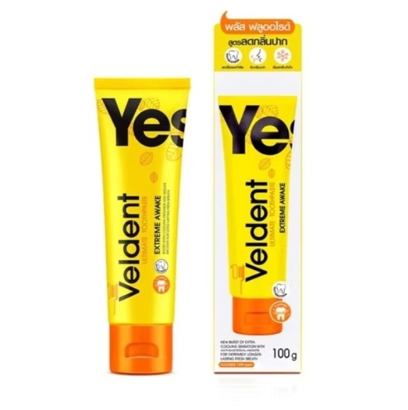 Зубная паста Veldent Extreme Awake Экстремальное Пробуждение мягкое отбеливание и укрепление эмали 100 гр