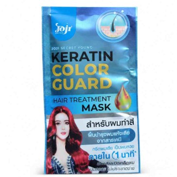 Восстанавливающая маска с кератином для окрашенных волос JOJI Secret Young Keratin Color Guard, 30 г