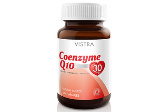 Пищевая добавка Коэнзим Q10  для повышения уровня энергии от  VISTRA Coenzyme Q10 30 Капсул