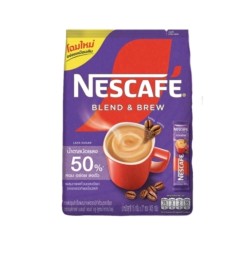 Растворимый кофе 3в1 меньше сахара Nescafe Blend and Brew 17 гр x 27 саше