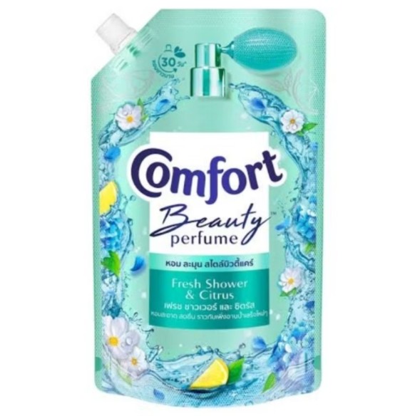 Кондиционер для стирки белья Comfort Beauty perfume softener Fresh shower and Citrus 475 мл