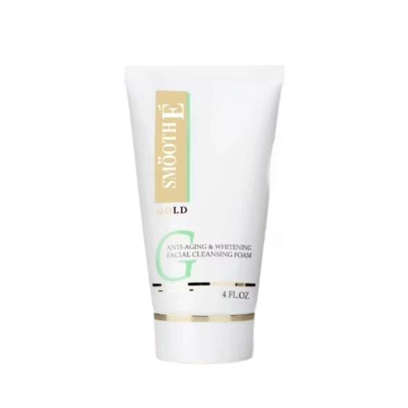 Очищающая пенка для кожи с эффектом омоложения и сияния, Smooth E Gold Anti-Aging 120 гр