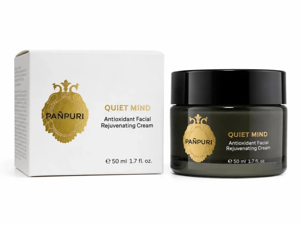 PANPURI Quiet Mind антиоксидантный омолаживающий крем для лица с пептидами и гиалуроновой кислотой 50 мл