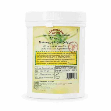Скраб для тела Lemongrass House Mango с гранулами жожоба, маслом манго, алоэ вера и зелёным чаем, 1000 г