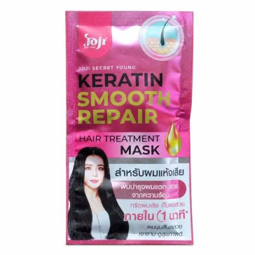 Repairing Smoothing Mask for Dry, Damaged Hair JOJI Secret Young Keratin Smooth Repair, 30 g