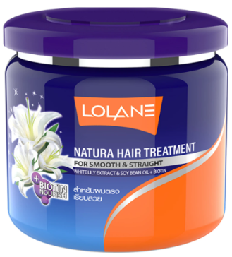 Маска для создания гладких и прямых волос с экстрактом Белой Лилии от Lolane Natuta, Hair Treatment For Smooth &amp;amp; Straight White Lily Extract, 250 гр