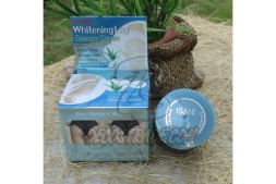 Отбеливающий крем для интимных зон с Алоэ Вера и Зеленым чаем от Isme, Whitening Leg Therapy Cream, 5 гр