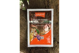 Лечебная маска для очень сухих и поврежденных волос «Бриллиантовый блеск» с маслом ореха макадамии от Lolane Natura, Hair Treatment For Diamond Shine Booster Macadamia Butter, 10 гр