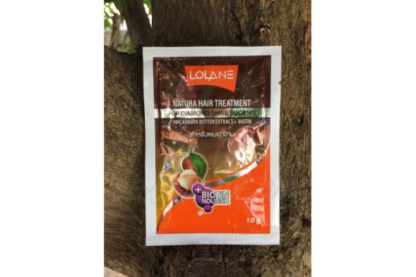 Лечебная маска для очень сухих и поврежденных волос «Бриллиантовый блеск» с маслом ореха макадамии от Lolane Natura, Hair Treatment For Diamond Shine Booster Macadamia Butter, 10 гр