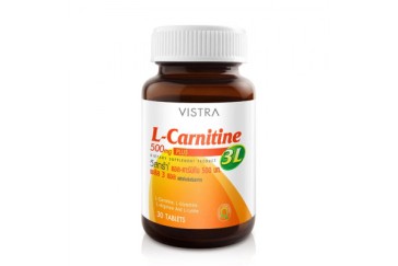 Пищевая добавка L-карнитин от Vistra L-Carnitine 500мг Plus 3L 30 капсул