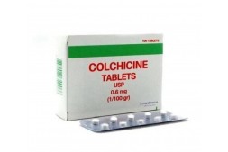 Таблетки для лечения подагры Колхицин Colchicine Medinova 100 таблеток