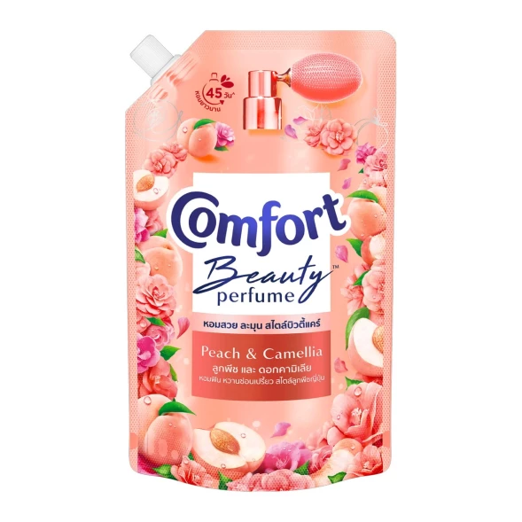 Кондиционер для стирки белья Comfort Beauty perfume softener Peach and Camelia 475 мл