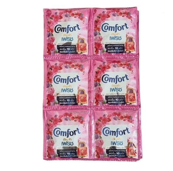 (Упаковка 24 шт) Кондиционер для стирки белья Comfort Softener Floral Fresh 17 мл x 24 шт