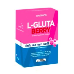 Напиток с коллагеном, глутатионом и антиоксидантами для красоты кожи Watsons L‑Gluta Berry 15 г × 10 саше