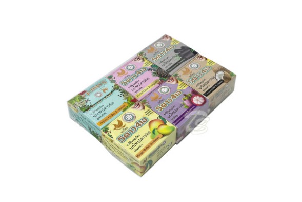 Набор Зубных паст с различными вкусами от Nokthai 5 Star 4 A Herbal Clove Toothpaste 6 шт по 25 гр (Упаковка)