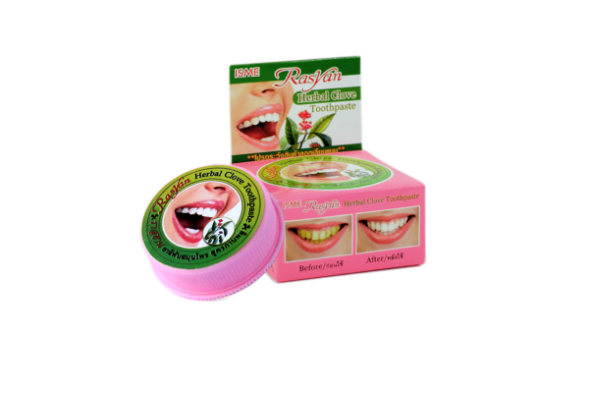 Травяная гвоздичная зубная паста от Rasyan, Herbal Clove Toothpaste, 25 гр