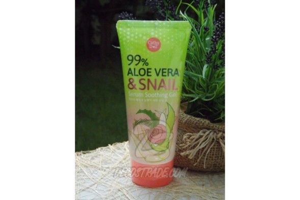 Успокаивающий гель с Алоэ Вера и Слизью Улитки от Cathy Doll, Serum Soothing Gel aloe vera &amp;amp; snail, 175 гр