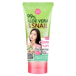 Успокаивающий гель с Алоэ Вера и Слизью Улитки от Cathy Doll, Serum Soothing Gel aloe vera &amp;amp; snail, 175 гр